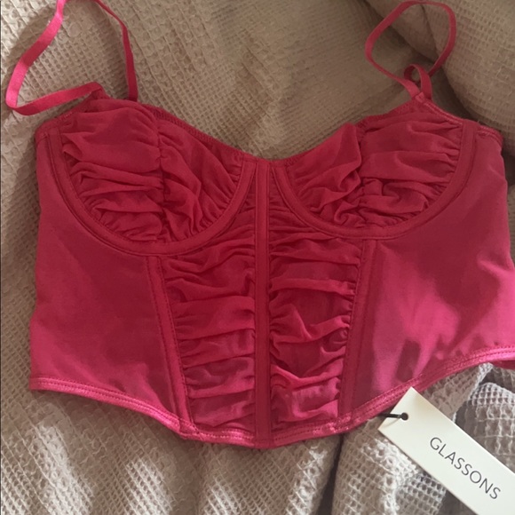 GLASSONS, Corset top, new with tags, size 8 but will for up to a ten If needed - Picture 3 of 5